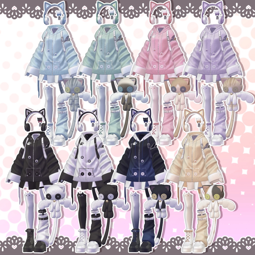 【16アバター対応】Re-Poppin’Cat【記念セール中】