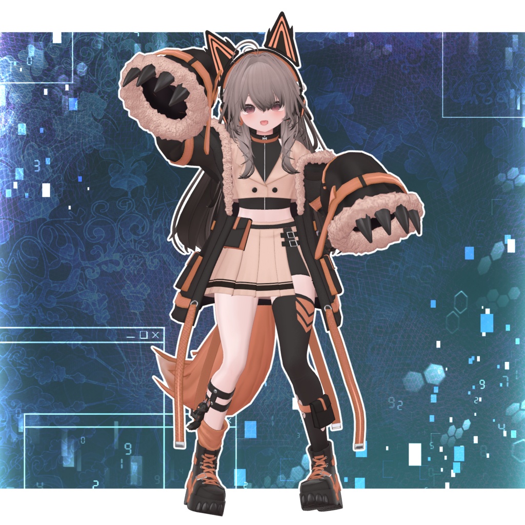 【20アバター対応】Wolfie Claw
