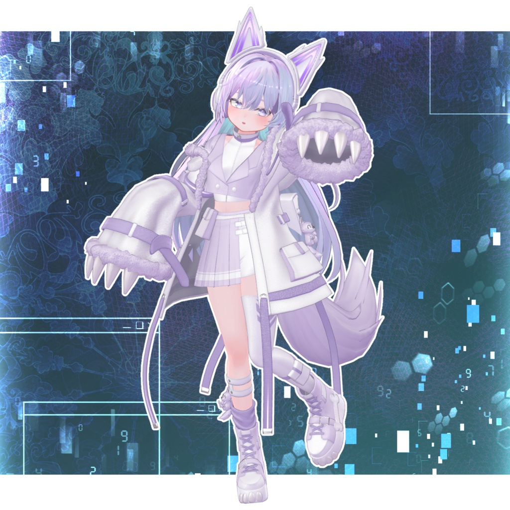 【19アバター対応】Wolfie Claw