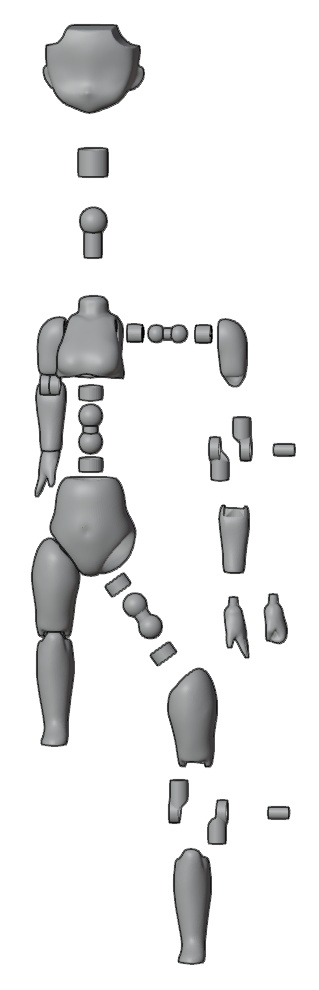 デスクトップアーミーサイズ素体
