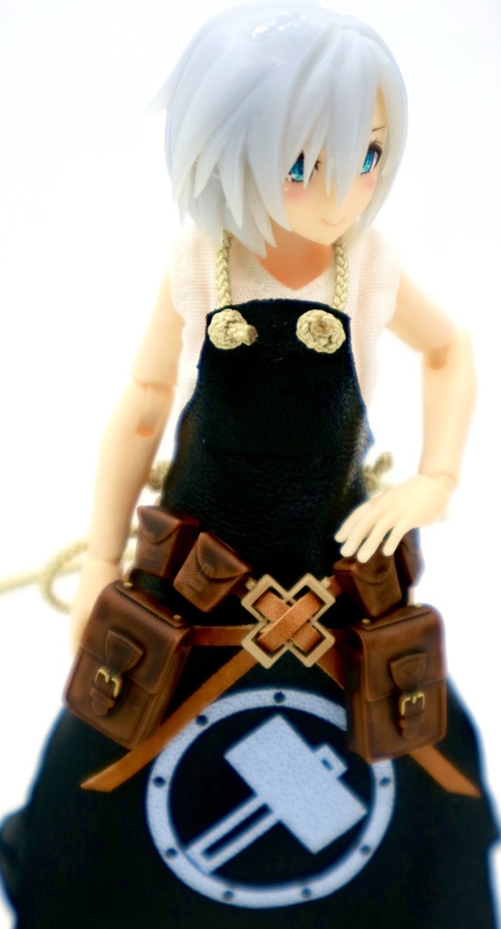 【ブレーメン峠】 鍛冶屋エプロン+クロスベルトポーチセット