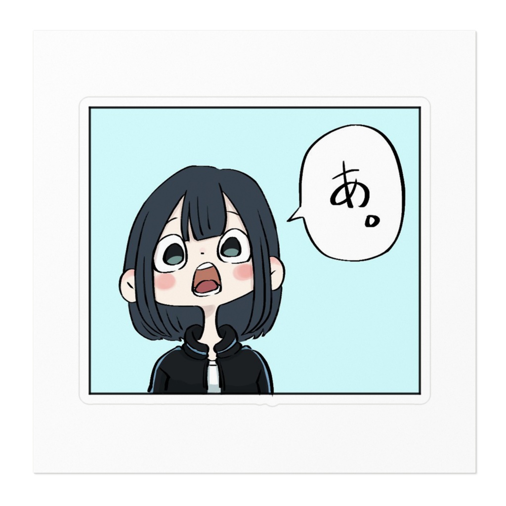 KOU ステッカー「あ」