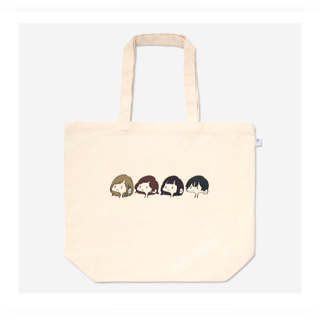 ショートカット4人衆 トートバッグ
