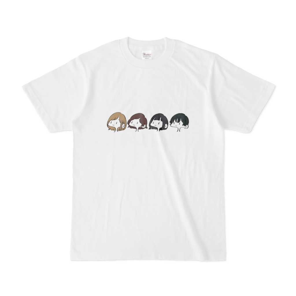 ショートカット4人衆　Tシャツ