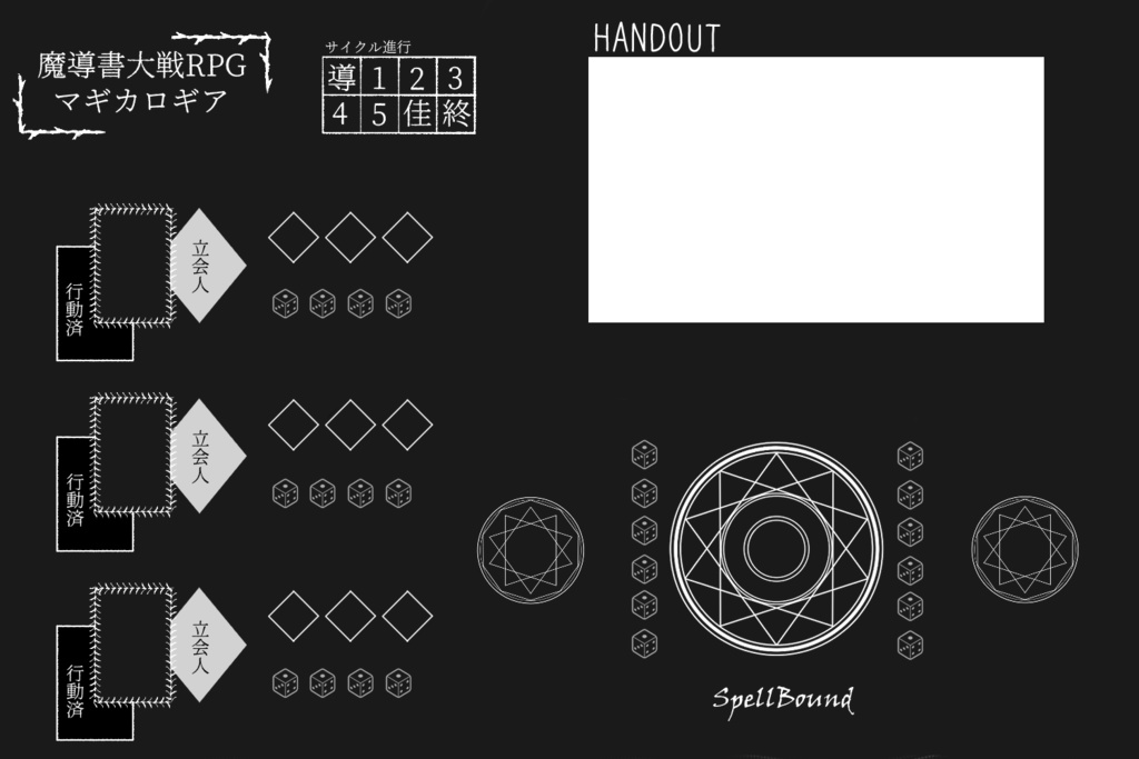 マギカロギア ココフォリア用マップシート