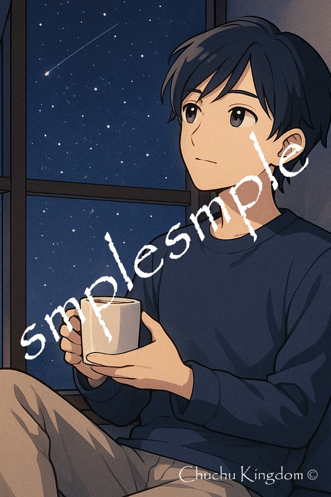 《スマホ壁紙セット》朝・昼・夜の癒し待ち受け3枚組 - Chuchu Kingdom ©