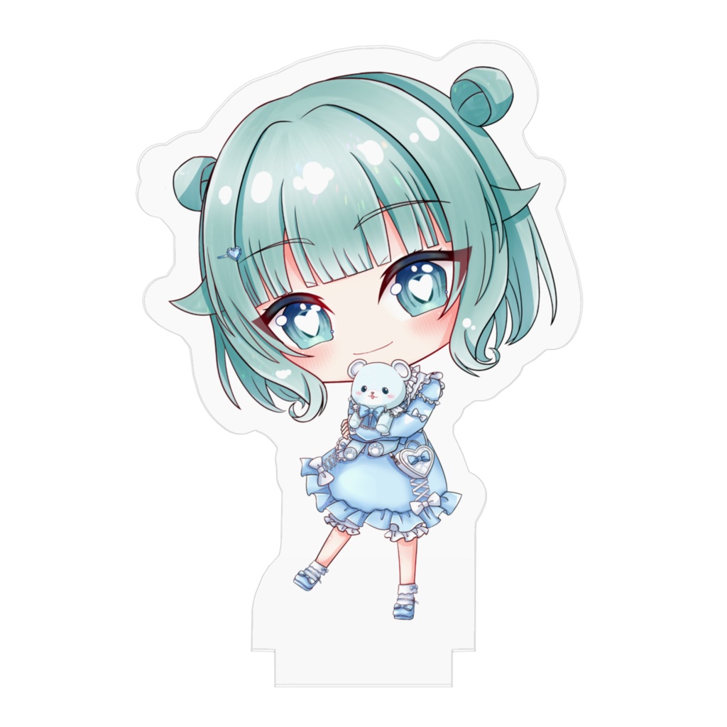 顎のお弁当くまさんアクリルフィギュア