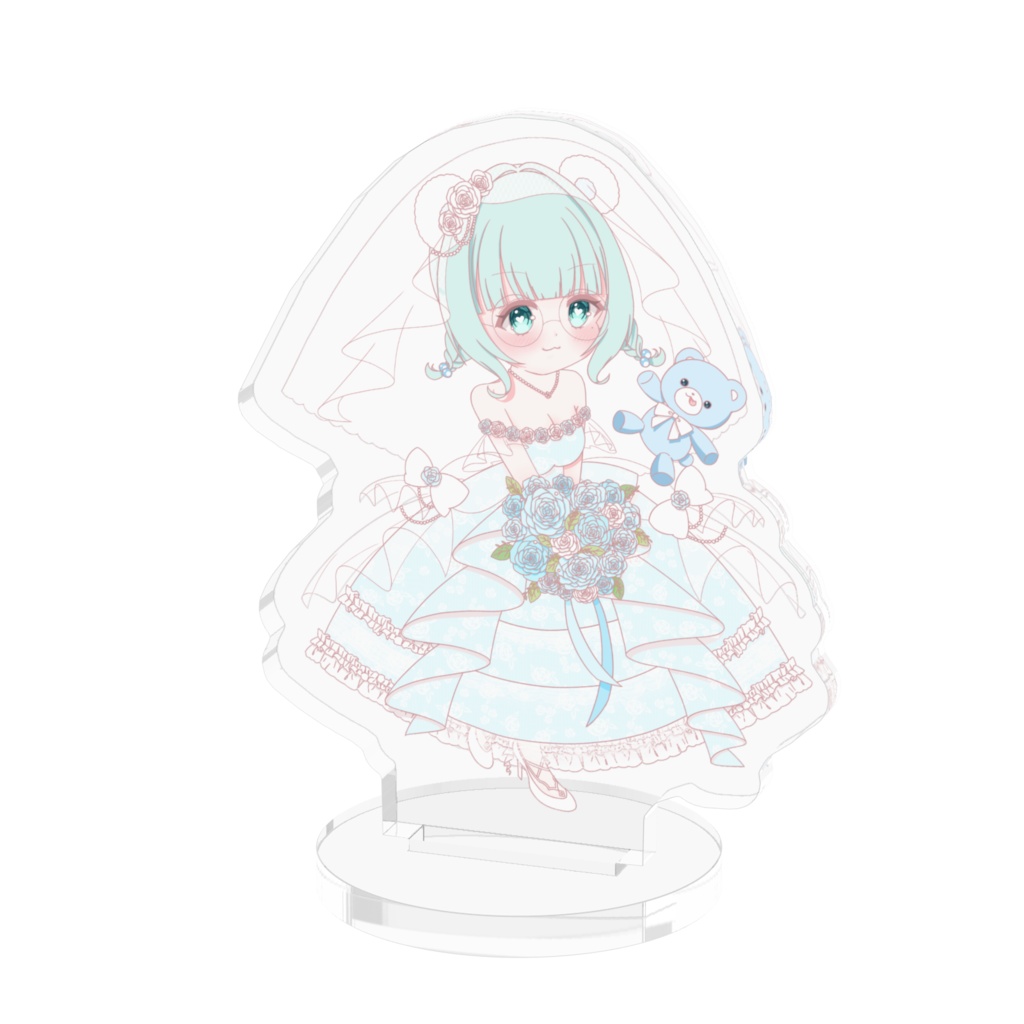 顎のお弁当ウエディングドレスアクスタ