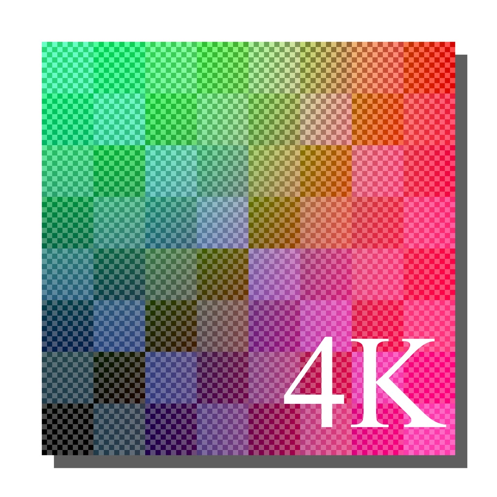 チェッカーテクスチャ4K - Checker Texture 4K