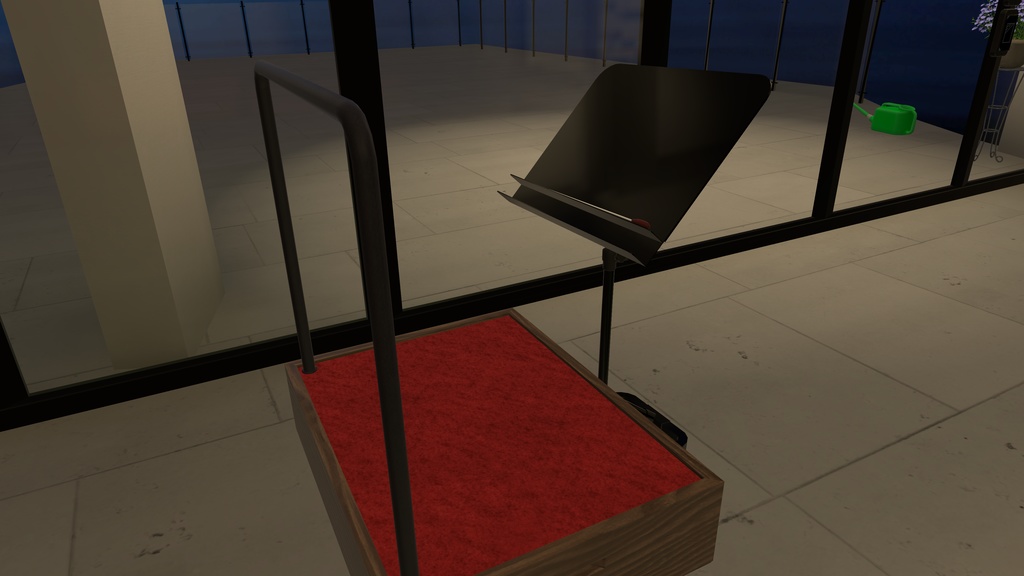 【3Dモデル】指揮台