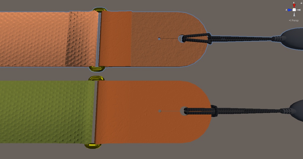 【3Dモデル】ギターストラップ