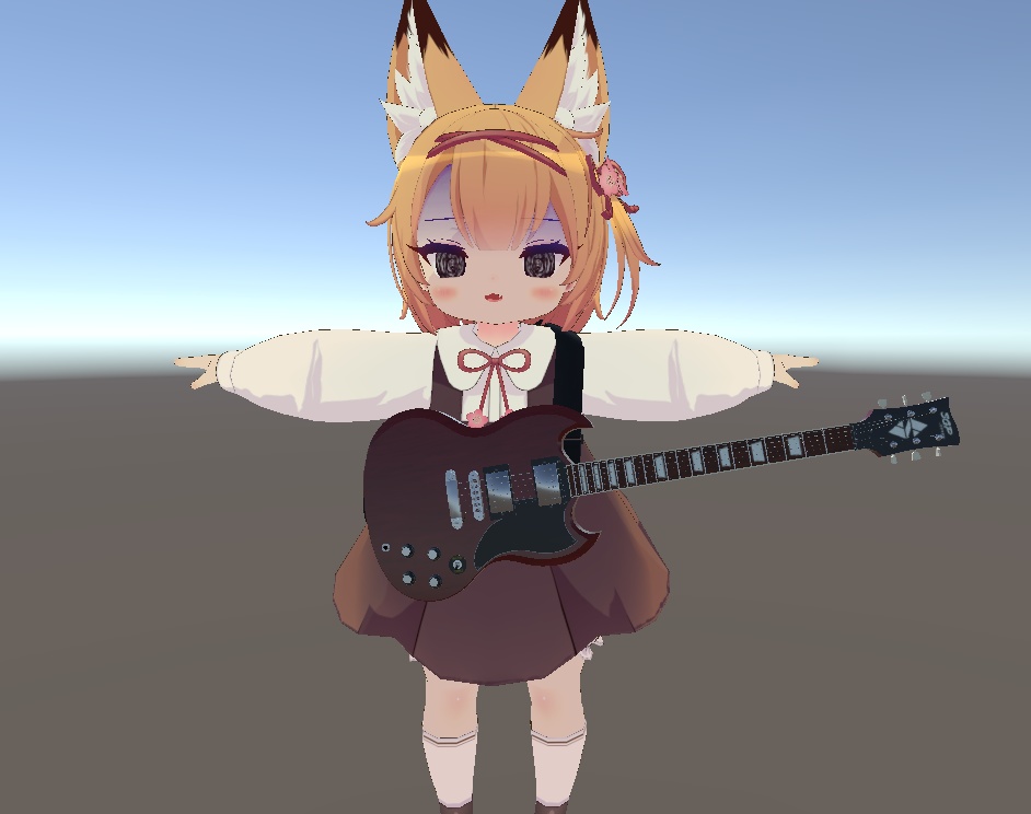 【3Dモデル】ギターストラップ