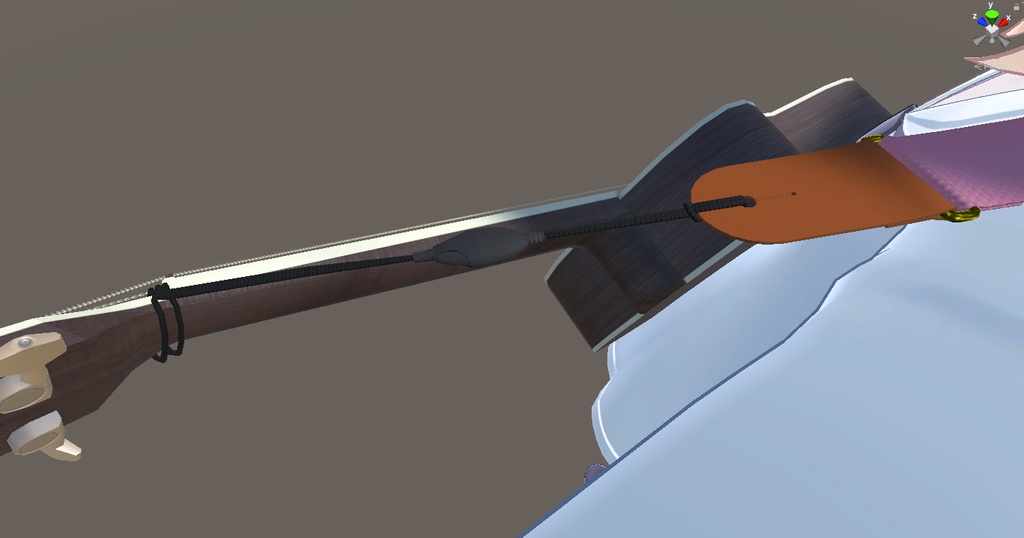 【3Dモデル】ギターストラップ