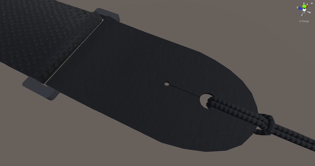 【3Dモデル】ギターストラップ