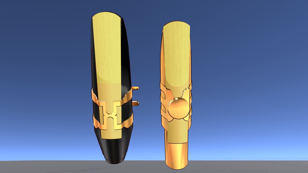 【3Dモデル】バリトンサックス