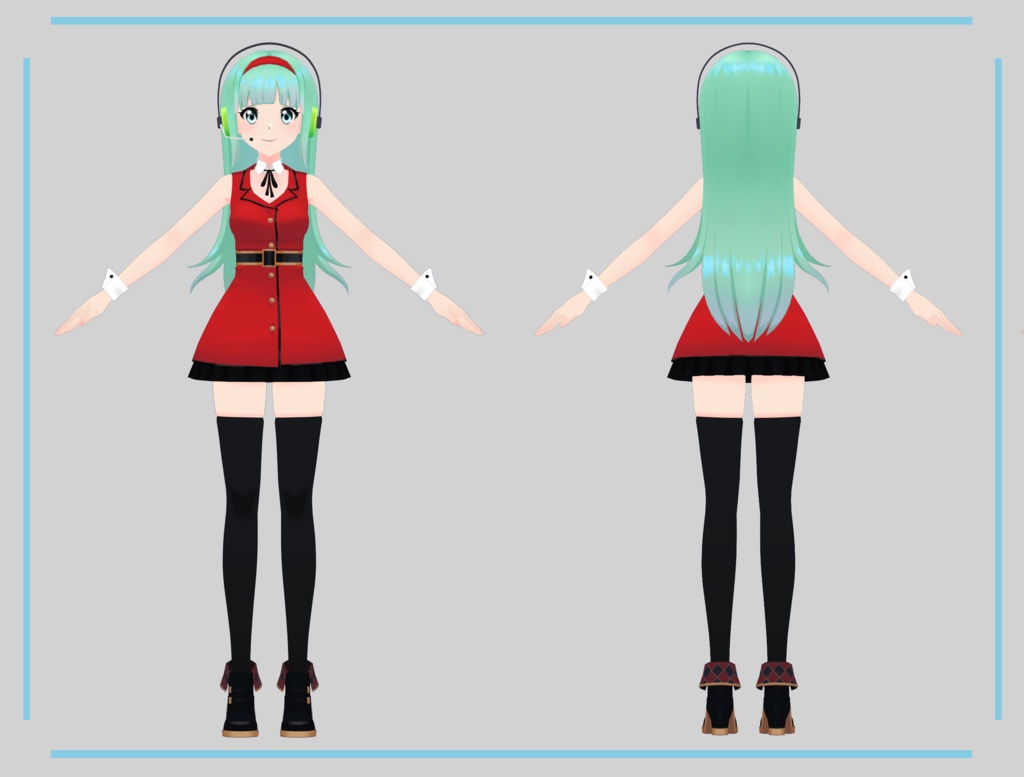 【VRM 対応 オリジナル3Dモデル】ELISE