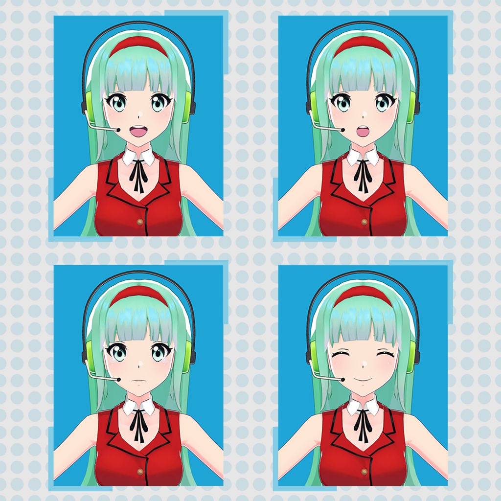 【VRM 対応 オリジナル3Dモデル】ELISE