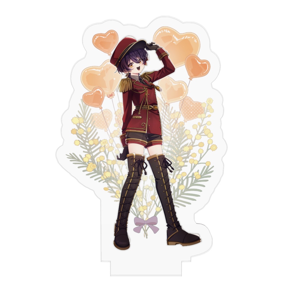 かえるるら1周年アクリルスタンド50背景