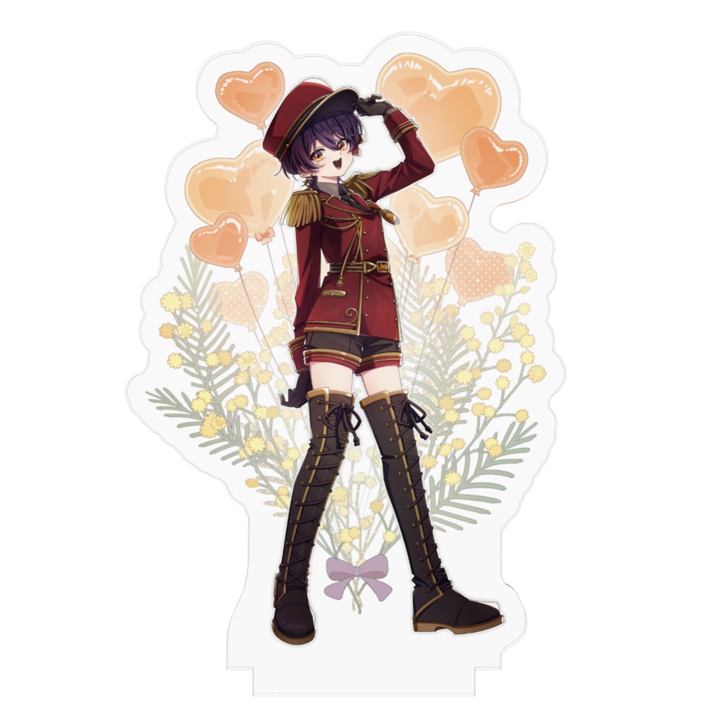 かえるるら1周年アクリルスタンド70背景