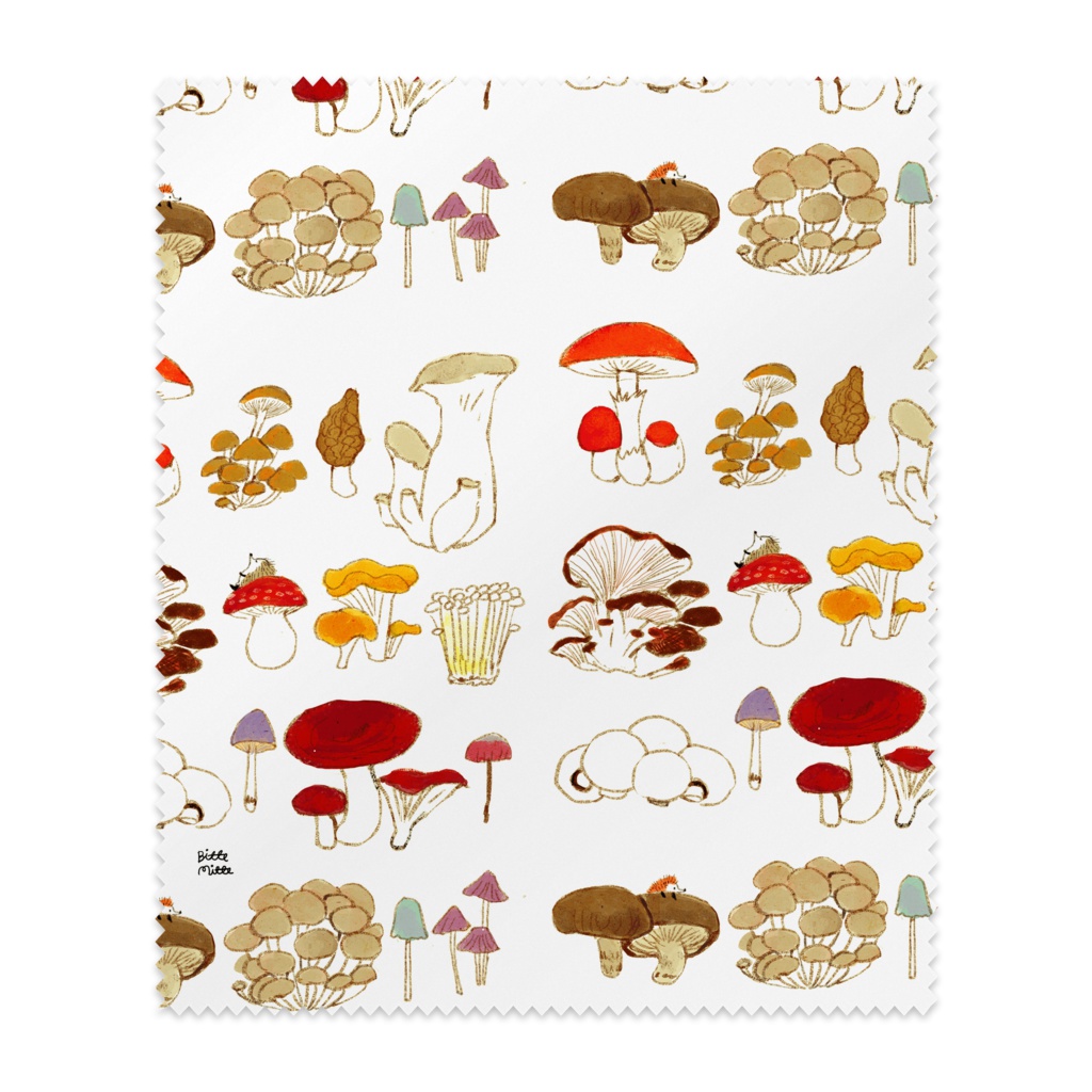 きのこのメガネ拭き