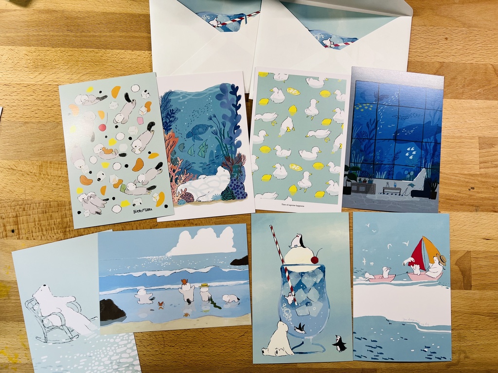 ポストカードセット　海