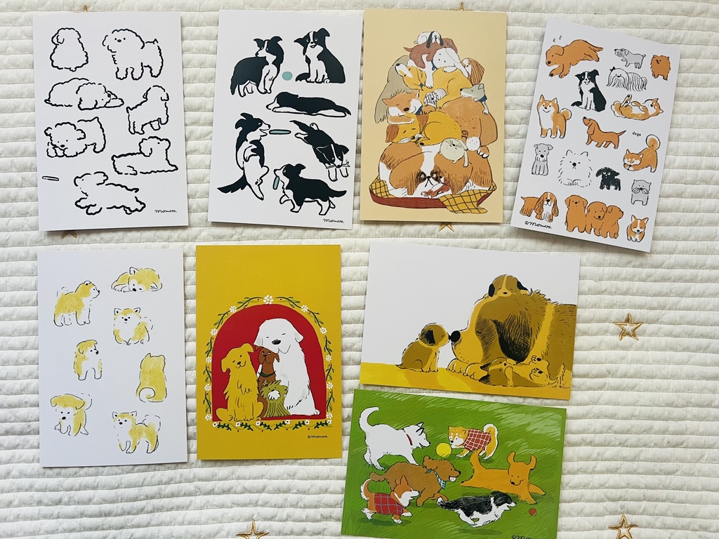 犬のポストカードセット　ver2