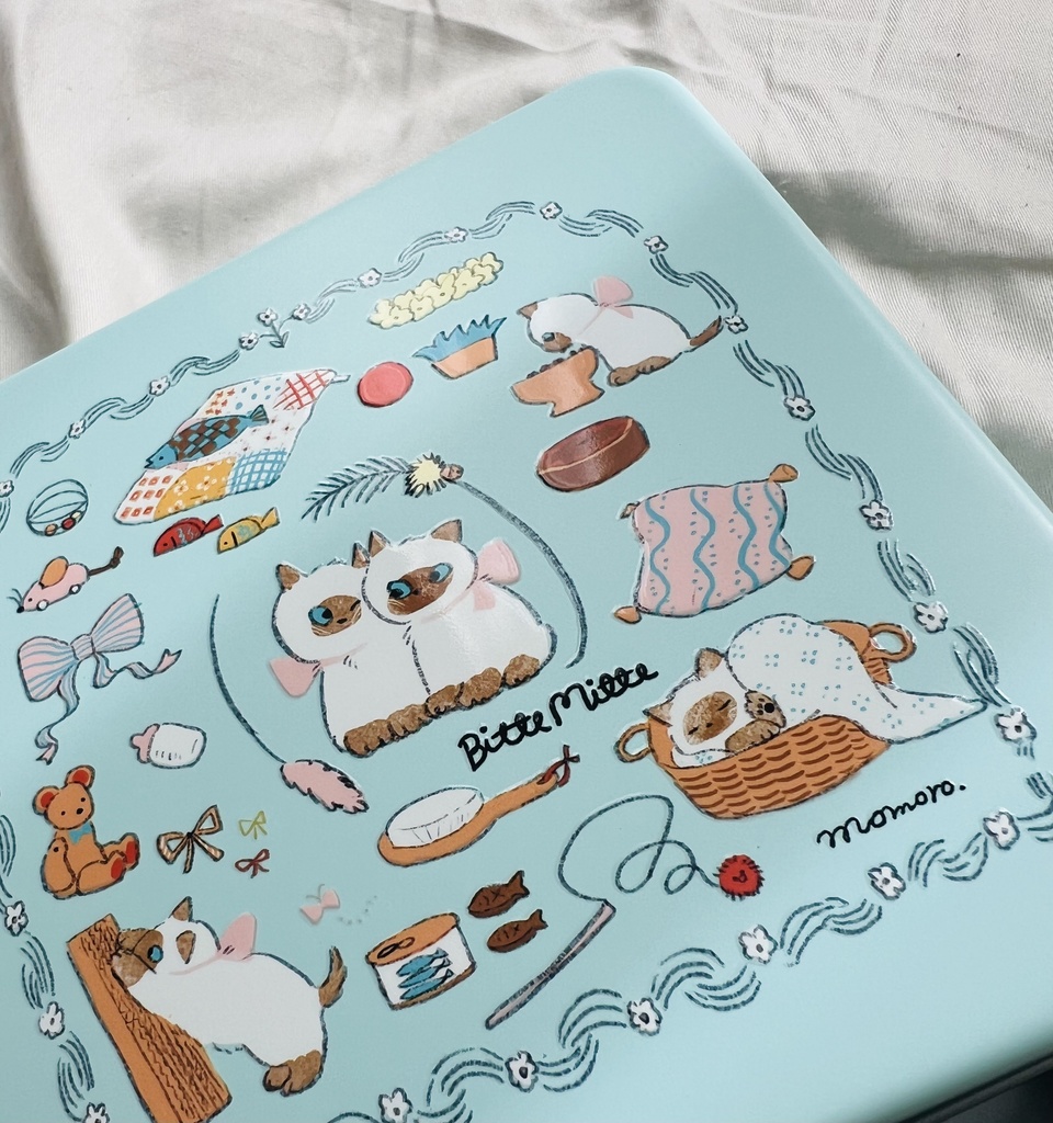 猫缶　ペールブルー