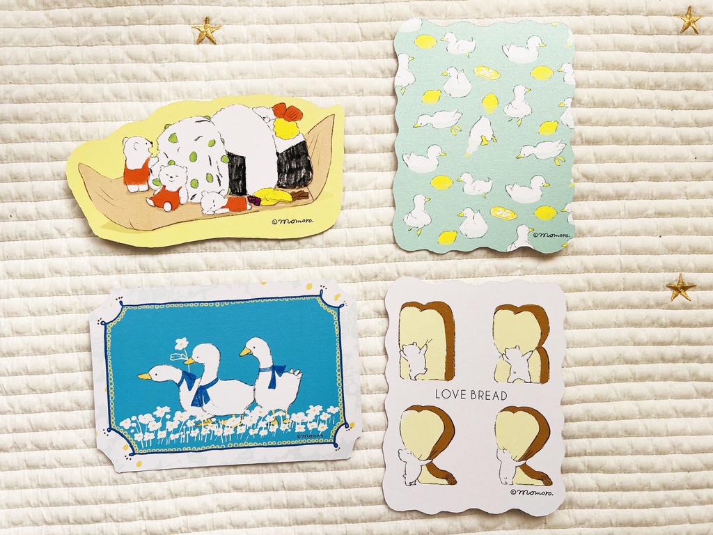 ダイカットカードセット　食べ物