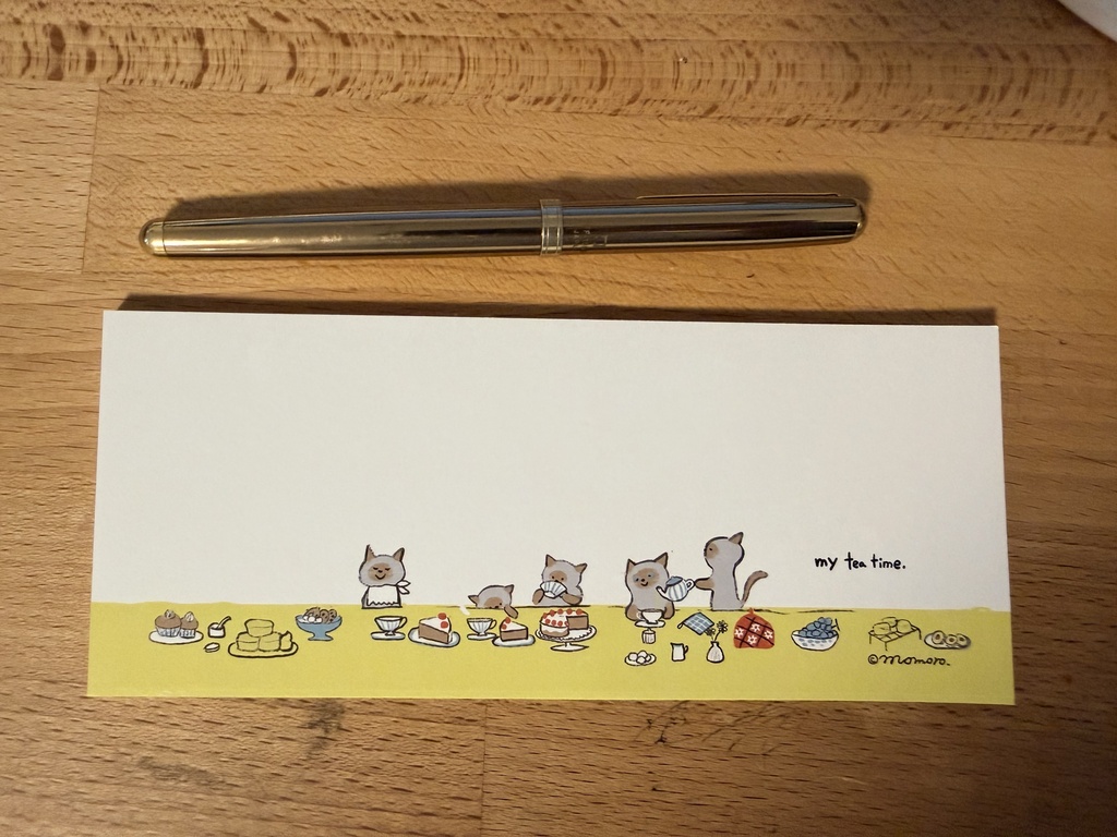 一筆箋シャム猫