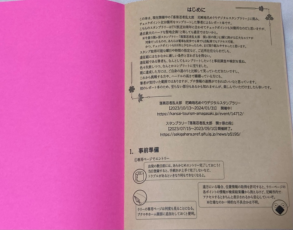 【新刊に収録しました】『落i乱i 地名めぐりデジタルスタンプラリーコンプリートレポート』