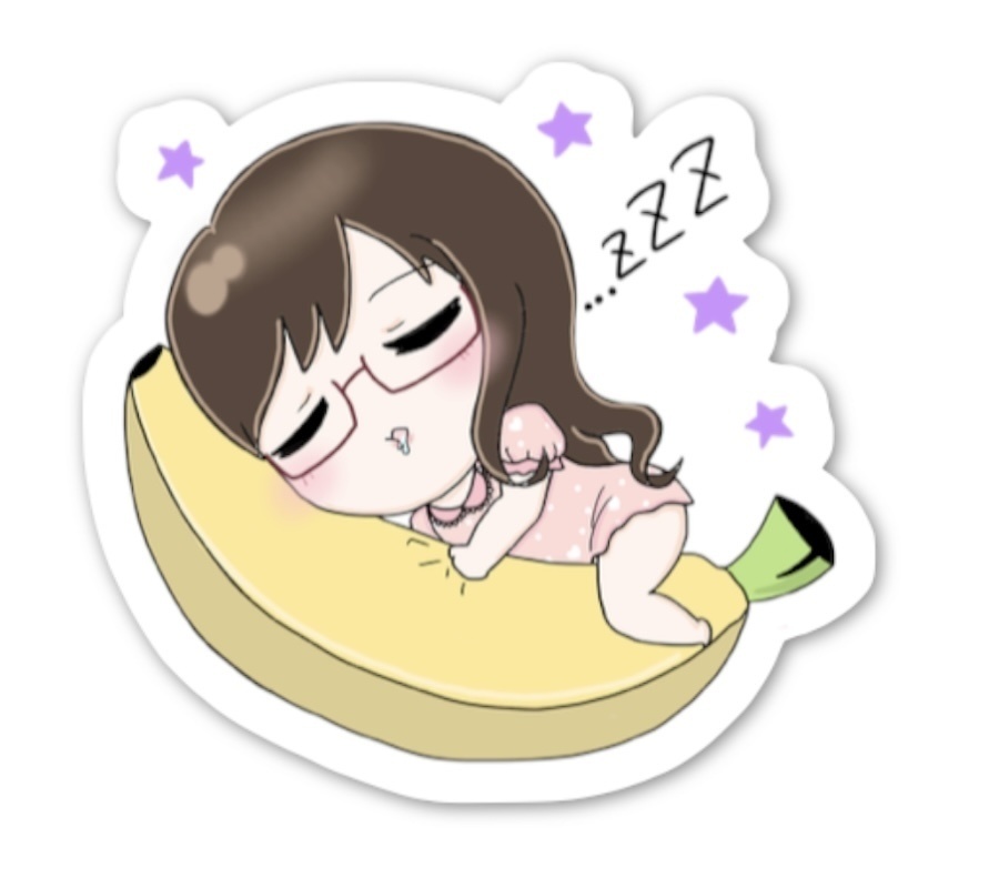 ステッカー（寝てるうめ💤）