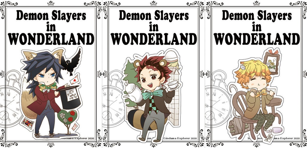 義勇さんたちのふしぎのくにアクリルキーホルダー&ミニレターセット