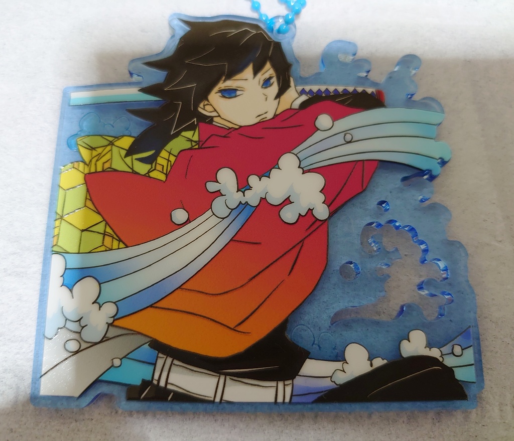 【追加】義勇さんの和風縁起物ウッドキーホルダーと夜のアクキー追加三種