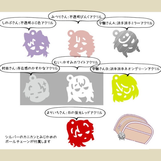 【追加】おかおチャーム単品追加ver.