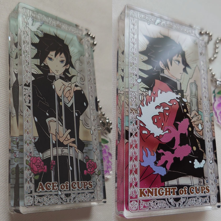 義勇さんたちの小アルカナアクリルドミノストラップ