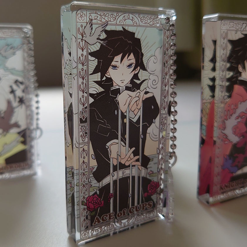 義勇さんたちの小アルカナアクリルドミノストラップ