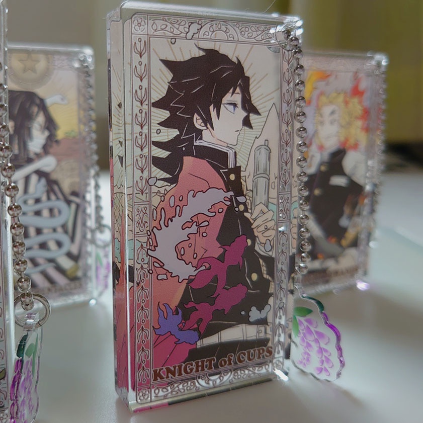 義勇さんたちの小アルカナアクリルドミノストラップ