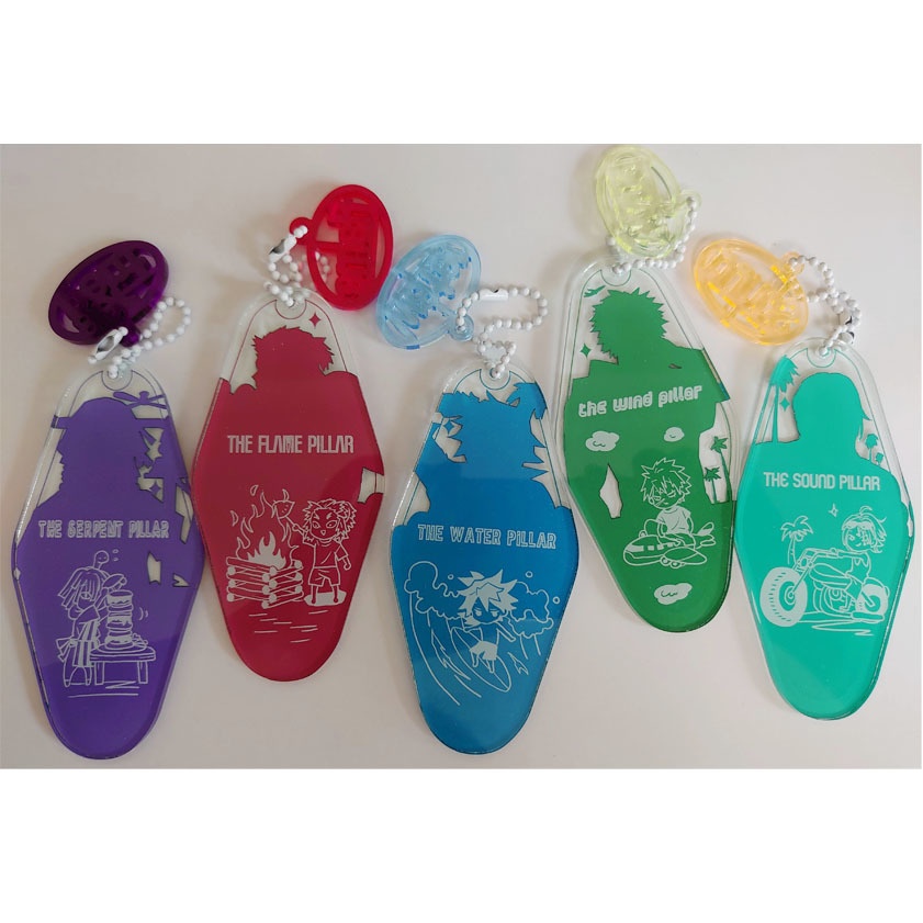 【追加】義勇さんたちの海の呼吸アクキーとグリッターポーチ