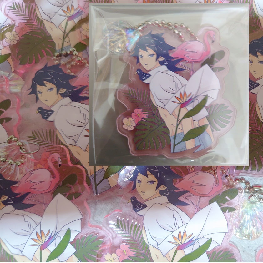 【追加】義勇さんたちの海の呼吸アクキーとグリッターポーチ