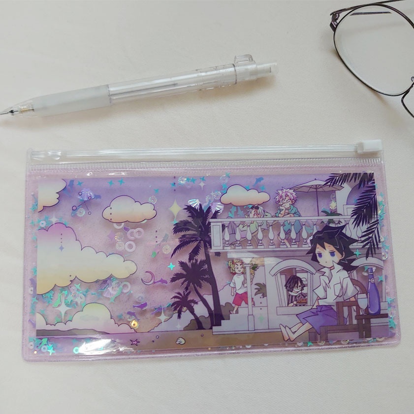 【追加】義勇さんたちの海の呼吸アクキーとグリッターポーチ