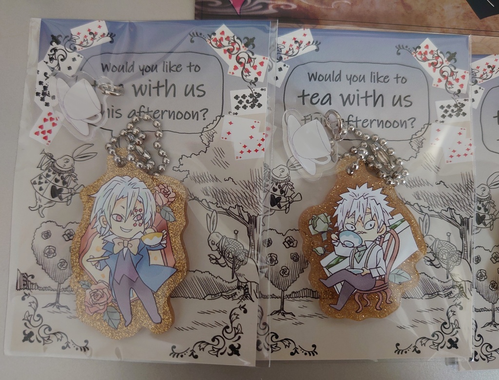 義勇さんたちの本格英国式アフタヌーンティゴールドチャームとトート・きんちゃく