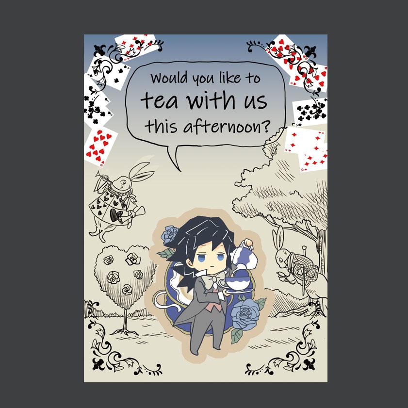 義勇さんたちの本格英国式アフタヌーンティゴールドチャームとトート・きんちゃく