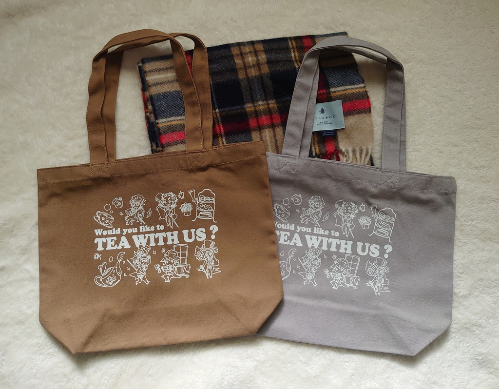 義勇さんたちの本格英国式アフタヌーンティゴールドチャームとトート・きんちゃく