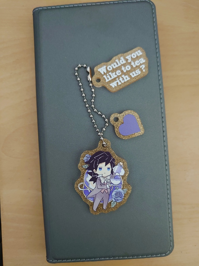 義勇さんたちの本格英国式アフタヌーンティゴールドチャームとトート・きんちゃく