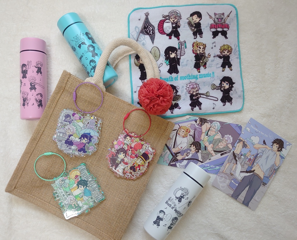 義勇さんたちの癒しのメロディの呼吸130mlミニステンレスボトル