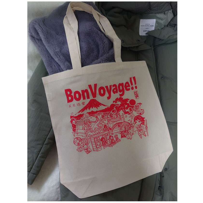 義勇さんたちの道中安全コットンエコバッグと缶バッヂ・うさぎ年お守り干支チャーム