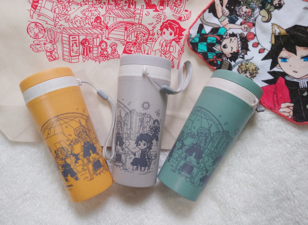 【追加】義勇さんたちの本格アウトドアキャンプ・ストラップつきバンブータンブラー