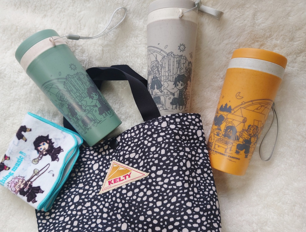 【追加】義勇さんたちの本格アウトドアキャンプ・ストラップつきバンブータンブラー