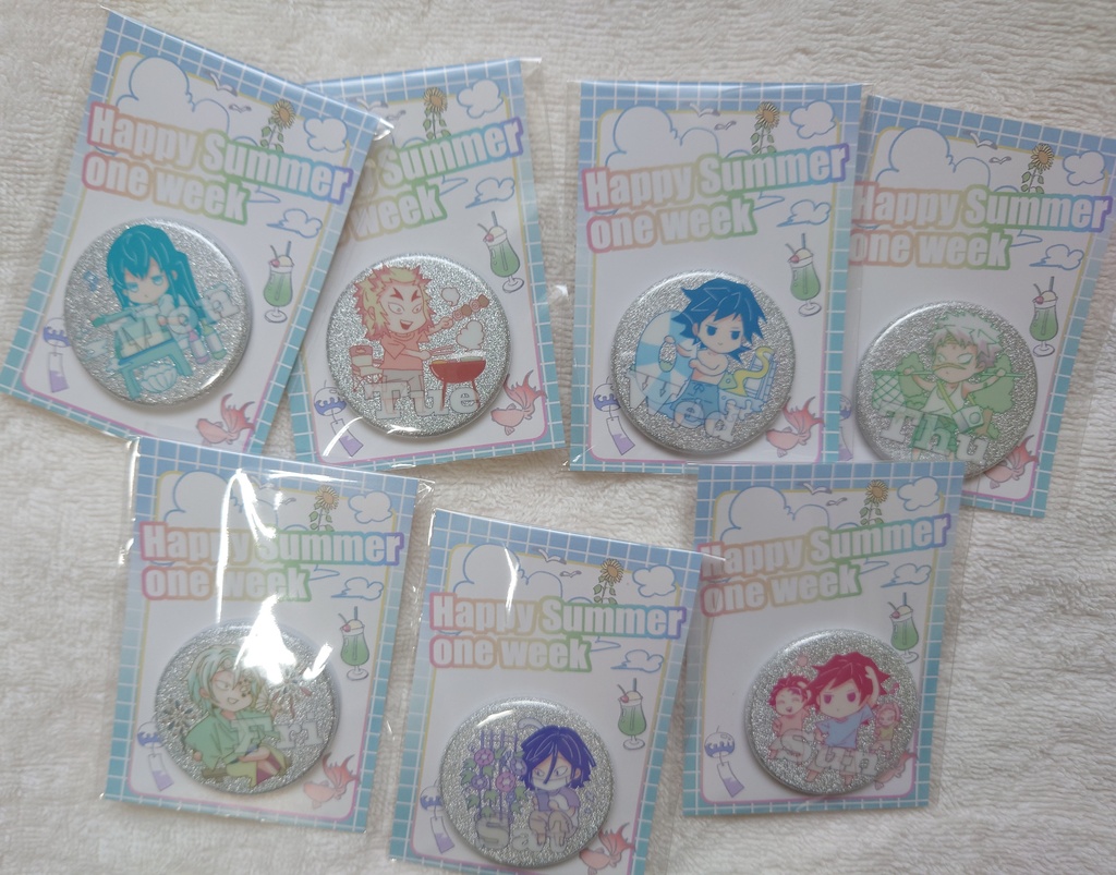 【追加】夏の一週間グリッターバッヂ・アラウンドザワールドコットントート・クルージングコットンタオル