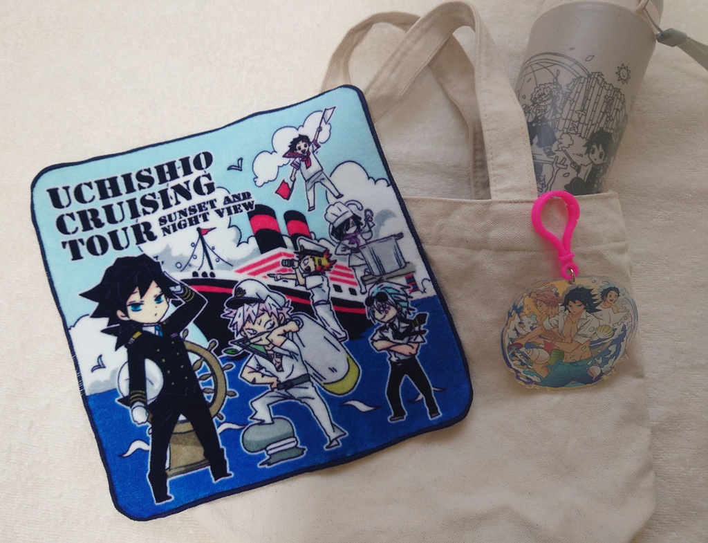 【追加】夏の一週間グリッターバッヂ・アラウンドザワールドコットントート・クルージングコットンタオル